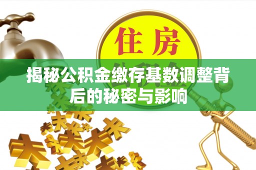 桓台揭秘公积金缴存基数调整背后的秘密与影响