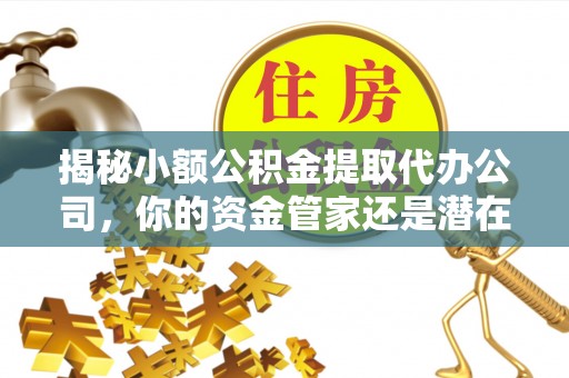 桓台揭秘小额公积金提取代办公司，你的资金管家还是潜在风险？