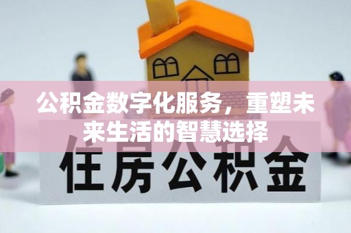 桓台公积金数字化服务，重塑未来生活的智慧选择