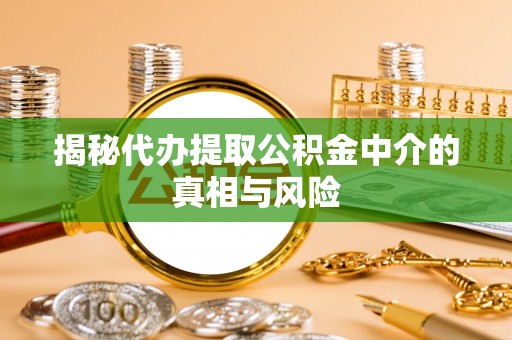 桓台揭秘代办提取公积金中介的真相与风险