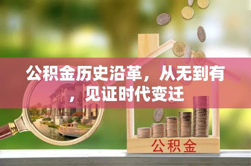 桓台公积金历史沿革，从无到有，见证时代变迁