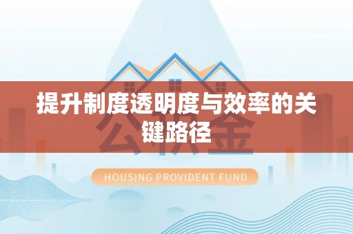 桓台提升制度透明度与效率的关键路径